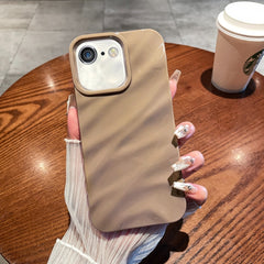 Funda de teléfono de TPU con textura de onda de color sólido, para iPhone SE 2022 y 2020/8/7/6, para iPhone 13 Pro Max, para iPhone 13 Pro, para iPhone 12/12 Pro