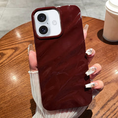 Solid Color Wave Texture TPU Phone Case, For iPhone 16, For iPhone 15 Pro Max, For iPhone 15 Pro