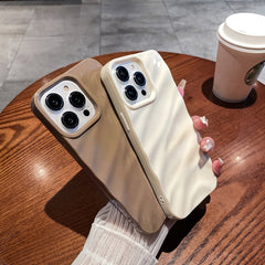 TPU-Telefonhülle mit einfarbiger Wellenstruktur, für iPhone SE 2022&amp;2020/8/7/6, für iPhone 13 Pro Max, für iPhone 13 Pro, für iPhone 12 / 12 Pro