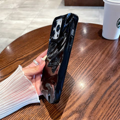 Funda de teléfono de TPU con textura ondulada de color sólido para iPhone XR y iPhone XS Max