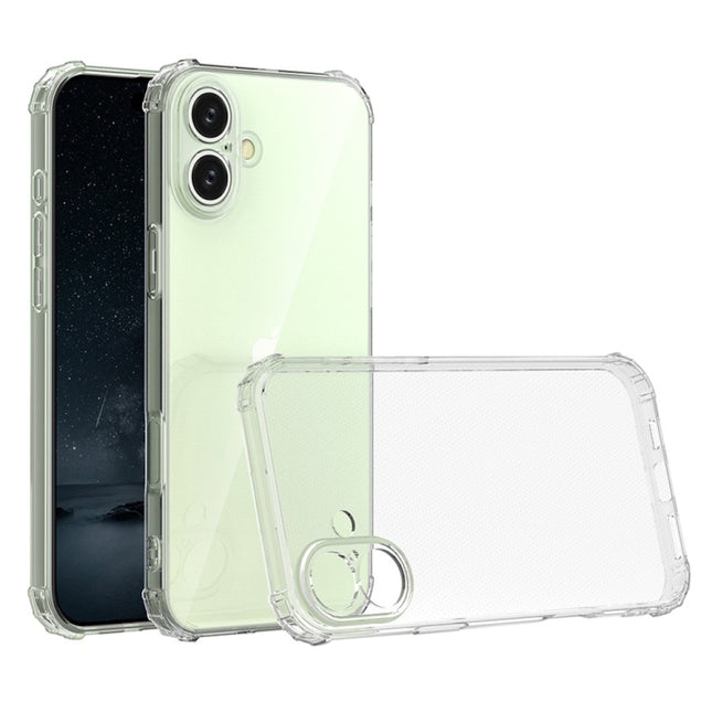 Stoßfeste, klare TPU-Telefonhülle mit vier Ecken, für iPhone 16 Pro Max, für iPhone 16 Pro, für iPhone 16 Plus, für iPhone 16, für iPhone 15 Pro Max, für iPhone 15 Pro, für iPhone 15 Plus, für iPhone 15