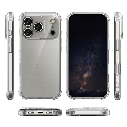 Stoßfeste, klare TPU-Telefonhülle mit vier Ecken, für iPhone 16 Pro Max, für iPhone 16 Pro, für iPhone 16 Plus, für iPhone 16, für iPhone 15 Pro Max, für iPhone 15 Pro, für iPhone 15 Plus, für iPhone 15