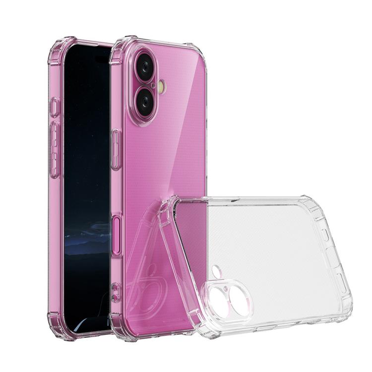 Stoßfeste, klare TPU-Telefonhülle mit vier Ecken, für iPhone 16 Pro Max, für iPhone 16 Pro, für iPhone 16 Plus, für iPhone 16, für iPhone 15 Pro Max, für iPhone 15 Pro, für iPhone 15 Plus, für iPhone 15