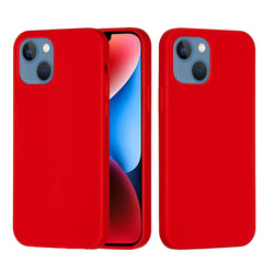 Solid Color Silicone Phone Case, For iPhone 15 Plus, For iPhone 15