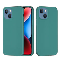 Solid Color Silicone Phone Case, For iPhone 15 Plus, For iPhone 15