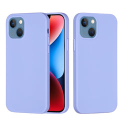 Solid Color Silicone Phone Case, For iPhone 15 Plus, For iPhone 15