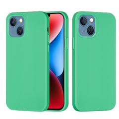 Solid Color Silicone Phone Case, For iPhone 15 Plus, For iPhone 15