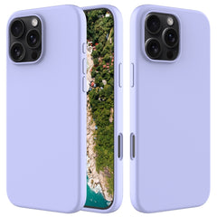 Funda de silicona para teléfono de color sólido, para iPhone 16 Pro Max, para iPhone 16 Pro