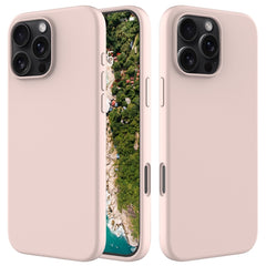 Solid Color Silicone Phone Case, For iPhone 16 Pro, For iPhone 16 Plus