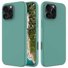 Solid Color Silicone Phone Case, For iPhone 16 Pro, For iPhone 16 Plus