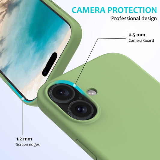 Solid Color Silicone Phone Case, For iPhone 16, For iPhone 15 Pro Max