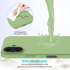 Solid Color Silicone Phone Case, For iPhone 16, For iPhone 15 Pro Max