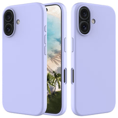 Solid Color Silicone Phone Case, For iPhone 16, For iPhone 15 Pro Max