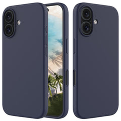 Solid Color Silicone Phone Case, For iPhone 16, For iPhone 15 Pro Max