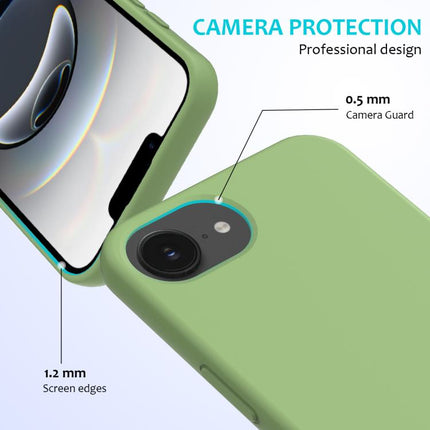 Einfarbige Silikon-Telefonhülle, Für iPhone 16 Plus, Für iPhone 16
