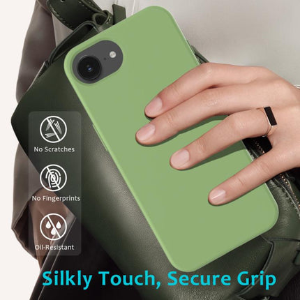 Einfarbige Silikon-Telefonhülle, Für iPhone 16 Plus, Für iPhone 16
