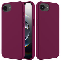 Funda de silicona para teléfono de color sólido, para iPhone 16 Pro Max, para iPhone 16 Pro