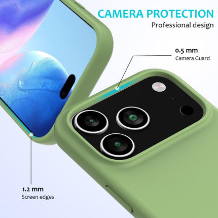 Solid Color Silicone Phone Case, For iPhone 17 Pro Max, For iPhone 17 Pro