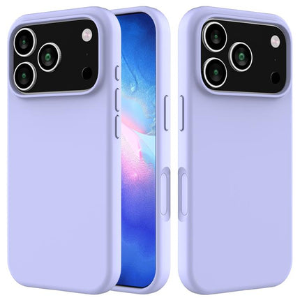 Solid Color Silicone Phone Case, For iPhone 17 Pro Max, For iPhone 17 Pro