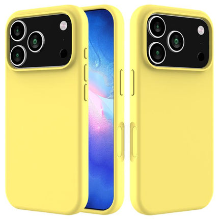 Solid Color Silicone Phone Case, For iPhone 17 Pro, For iPhone 17