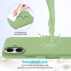 Solid Color Silicone Phone Case, For iPhone 17, For iPhone 17 Air