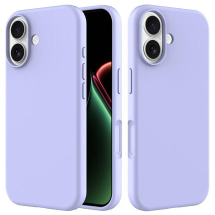 Einfarbige Silikon-Telefonhülle, Für iPhone 16 Plus, Für iPhone 16