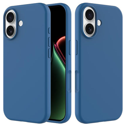 Einfarbige Silikon-Telefonhülle, Für iPhone 16 Plus, Für iPhone 16