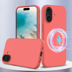 For iPhone 16 / Pink Orange