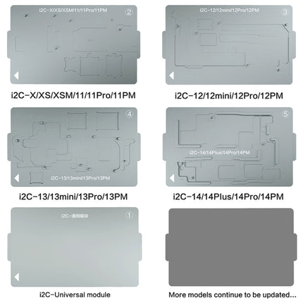 i2C T20 Intelligent Motherboard Middle Layered Heating Platform For iPhone X-13 Series, i2C T20 For iPhone X-13 Series