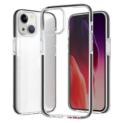 Two-color Shockproof High Transparency TPU Phone Case, For iPhone 16 Pro Max, For iPhone 16 Pro, For iPhone 16 Plus, For iPhone 16, For iPhone 15 Pro Max, For iPhone 15 Pro, For iPhone 15 Plus, For iPhone 15