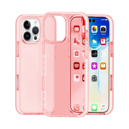 Two-color Shockproof High Transparency TPU Phone Case, For iPhone 17 Pro Max, For iPhone 17 Pro, For iPhone 17, For iPhone Air, For iPhone 16 Pro Max, For iPhone 16 Pro, For iPhone 16 Plus, For iPhone 16