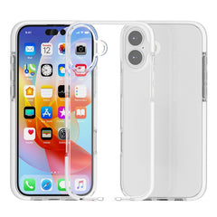 Two-color Shockproof High Transparency TPU Phone Case, For iPhone 16 Pro Max, For iPhone 16 Pro, For iPhone 16 Plus, For iPhone 16, For iPhone 15 Pro Max, For iPhone 15 Pro, For iPhone 15 Plus, For iPhone 15