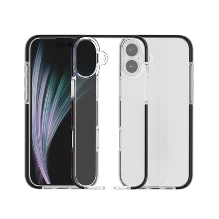 Two-color Shockproof High Transparency TPU Phone Case, For iPhone 17 Pro Max, For iPhone 17 Pro, For iPhone 17, For iPhone Air, For iPhone 16 Pro Max, For iPhone 16 Pro, For iPhone 16 Plus, For iPhone 16