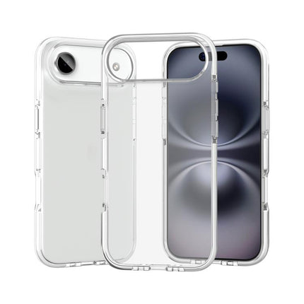 Two-color Shockproof High Transparency TPU Phone Case, For iPhone 17 Pro Max, For iPhone 17 Pro, For iPhone 17, For iPhone Air, For iPhone 16 Pro Max, For iPhone 16 Pro, For iPhone 16 Plus, For iPhone 16