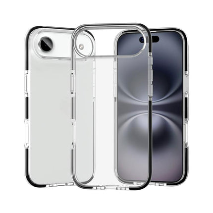Two-color Shockproof High Transparency TPU Phone Case, For iPhone 17 Pro Max, For iPhone 17 Pro, For iPhone 17, For iPhone Air, For iPhone 16 Pro Max, For iPhone 16 Pro, For iPhone 16 Plus, For iPhone 16