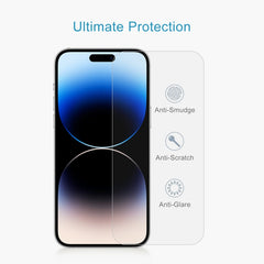 10pcs 0.26mm 9H 2.5D High Aluminum Tempered Glass Film, For iPhone 15 Plus / 15 Pro Max, For iPhone 15 / 15 Pro