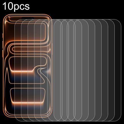 10pcs 0.26mm 9H 2.5D High Aluminum Tempered Glass Film, For iPhone 17 Pro Max, For iPhone 17 Pro / 17, For iPhone Air, For iPhone 16e / 13 / 13 Pro, For iPhone 16 Pro Max, For iPhone 16 Pro, For iPhone 16 Plus, For iPhone 16                            ...
