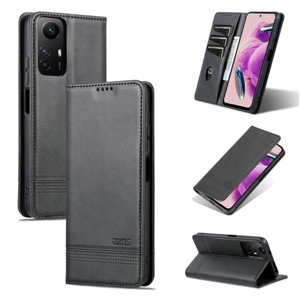 AZNS Magnetic Calf Texture Flip Leather Phone Case, For Xiaomi Redmi K60 Ultra/Mi 13T/13T Pro, For Xiaomi Redmi K70/K70 Pro, For Xiaomi Redmi 12 4G, For Xiaomi Redmi Note 12S