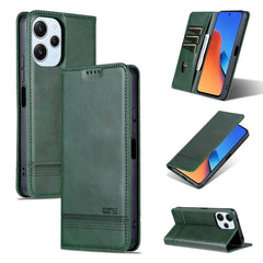 AZNS Magnetic Calf Texture Flip Leather Phone Case, For Xiaomi Redmi K60 Ultra/Mi 13T/13T Pro, For Xiaomi Redmi K70/K70 Pro, For Xiaomi Redmi 12 4G, For Xiaomi Redmi Note 12S