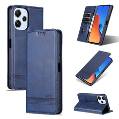 AZNS Magnetic Calf Texture Flip Leather Phone Case, For Xiaomi Redmi K60 Ultra/Mi 13T/13T Pro, For Xiaomi Redmi K70/K70 Pro, For Xiaomi Redmi 12 4G, For Xiaomi Redmi Note 12S