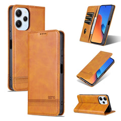 AZNS Magnetic Calf Texture Flip Leather Phone Case, For Xiaomi Redmi K60 Ultra/Mi 13T/13T Pro, For Xiaomi Redmi K70/K70 Pro, For Xiaomi Redmi 12 4G, For Xiaomi Redmi Note 12S