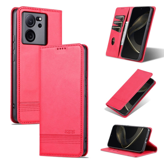 AZNS Magnetic Calf Texture Flip Leather Phone Case, For Xiaomi Redmi K60 Ultra/Mi 13T/13T Pro, For Xiaomi Redmi K70/K70 Pro, For Xiaomi Redmi 12 4G, For Xiaomi Redmi Note 12S