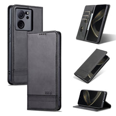 AZNS Magnetic Calf Texture Flip Leather Phone Case, For Xiaomi Redmi K60 Ultra/Mi 13T/13T Pro, For Xiaomi Redmi K70/K70 Pro, For Xiaomi Redmi 12 4G, For Xiaomi Redmi Note 12S