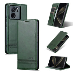 AZNS Magnetic Calf Texture Flip Leather Phone Case, For Xiaomi Redmi K60 Ultra/Mi 13T/13T Pro, For Xiaomi Redmi K70/K70 Pro, For Xiaomi Redmi 12 4G, For Xiaomi Redmi Note 12S