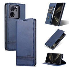 AZNS Magnetic Calf Texture Flip Leather Phone Case, For Xiaomi Redmi K60 Ultra/Mi 13T/13T Pro, For Xiaomi Redmi K70/K70 Pro, For Xiaomi Redmi 12 4G, For Xiaomi Redmi Note 12S