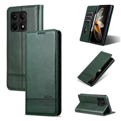 AZNS Magnetic Calf Texture Flip Leather Phone Case, For Xiaomi Redmi K60 Ultra/Mi 13T/13T Pro, For Xiaomi Redmi K70/K70 Pro, For Xiaomi Redmi 12 4G, For Xiaomi Redmi Note 12S