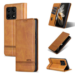AZNS Magnetic Calf Texture Flip Leather Phone Case, For Xiaomi Redmi 13C / Poco C65, For Xiaomi 14 Pro, For Xiaomi 14, For Xiaomi Redmi K60 Ultra/Mi 13T/13T Pro, For Xiaomi Redmi K70/K70 Pro