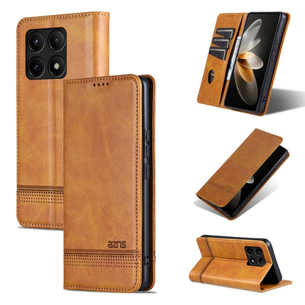 AZNS Magnetic Calf Texture Flip Leather Phone Case, For Xiaomi Redmi Turbo 3, For Xiaomi Redmi Note 13 Pro 4G, For Xiaomi Redmi Note 13 4G, For Xiaomi Redmi K70E