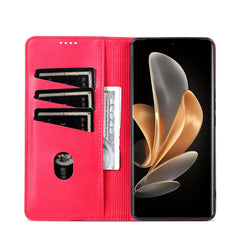 AZNS Magnetic Calf Texture Flip Leather Phone Case