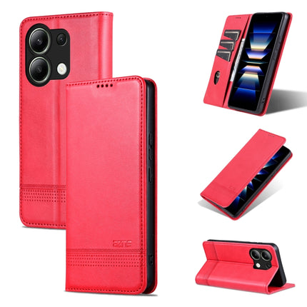 AZNS Magnetic Calf Texture Flip Leather Phone Case, For Xiaomi Redmi Turbo 3, For Xiaomi Redmi Note 13 Pro 4G, For Xiaomi Redmi Note 13 4G, For Xiaomi Redmi K70E